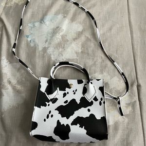 Cow print cross body